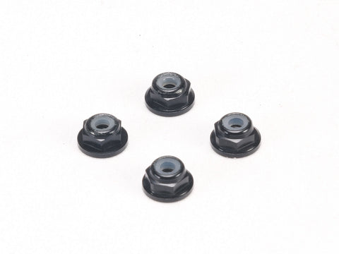 PN Racing Alm. 2mm Flanged Wheel Lock Nut - Multi-color Available 200409