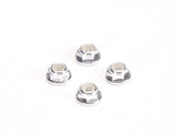 PN Racing Alm. 2mm Flanged Wheel Lock Nut - Multi-color Available 200409