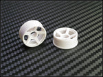 PN Racing Mini-Z 2WD Machine Cut 5 Spoke White Wheel (Narrow/ Wide, Offset 0-14)