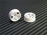 PN Racing Mini-Z 2WD Machine Cut 5 Spoke White Wheel (Narrow/ Wide, Offset 0-14)