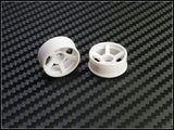 PN Racing Mini-Z 2WD Machine Cut 5 Spoke White Wheel (Narrow/ Wide, Offset 0-14)