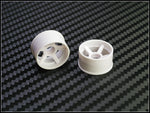 PN Racing Mini-Z 2WD Machine Cut 5 Spoke White Wheel (Narrow/ Wide, Offset 0-14)