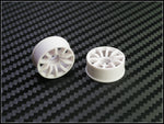 PN Racing Mini-Z 2WD Machine Cut 10 Spoke White Wheel (Narrow/ Wide, Offset 0-14)