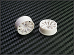 PN Racing Mini-Z 2WD Machine Cut 10 Spoke White Wheel (Narrow/ Wide, Offset 0-14)
