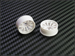 PN Racing Mini-Z 2WD Machine Cut 10 Spoke White Wheel (Narrow/ Wide, Offset 0-14)