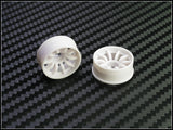 PN Racing Mini-Z 2WD Machine Cut 10 Spoke White Wheel (Narrow/ Wide, Offset 0-14)
