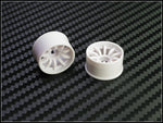 PN Racing Mini-Z 2WD Machine Cut 10 Spoke White Wheel (Narrow/ Wide, Offset 0-14)