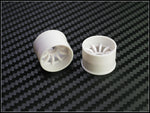 PN Racing Mini-Z 2WD Machine Cut 10 Spoke White Wheel (Narrow/ Wide, Offset 0-14)