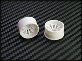 PN Racing Mini-Z 2WD Machine Cut 10 Spoke White Wheel (Narrow/ Wide, Offset 0-14)