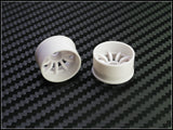 PN Racing Mini-Z 2WD Machine Cut 10 Spoke White Wheel (Narrow/ Wide, Offset 0-14)