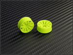 PN Racing Mini-Z 2WD Machine Cut 10 Spoke Yellow Wheel (Narrow/ Wide, Offset 0-14)