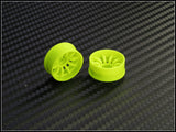 PN Racing Mini-Z 2WD Machine Cut 10 Spoke Yellow Wheel (Narrow/ Wide, Offset 0-14)