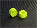 PN Racing Mini-Z 2WD Machine Cut 10 Spoke Yellow Wheel (Narrow/ Wide, Offset 0-14)