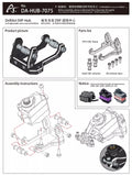 Drift Art Full adjustable servo seat DA-HUB-7075