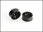 PN Racing Mini-Z 2WD Machine Cut BBS Black Wheel (Narrow/ Wide, Offset 0-3)