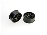 PN Racing Mini-Z 2WD Machine Cut BBS Black Wheel (Narrow/ Wide, Offset 0-3)