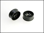 PN Racing Mini-Z 2WD Machine Cut BBS Black Wheel (Narrow/ Wide, Offset 0-3)