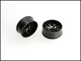 PN Racing Mini-Z 2WD Machine Cut BBS Black Wheel (Narrow/ Wide, Offset 0-3)
