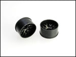 PN Racing Mini-Z 2WD Machine Cut BBS Black Wheel (Narrow/ Wide, Offset 0-3)