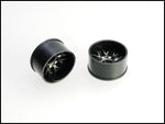 PN Racing Mini-Z 2WD Machine Cut BBS Black Wheel (Narrow/ Wide, Offset 0-3)