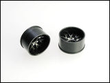PN Racing Mini-Z 2WD Machine Cut BBS Black Wheel (Narrow/ Wide, Offset 0-3)