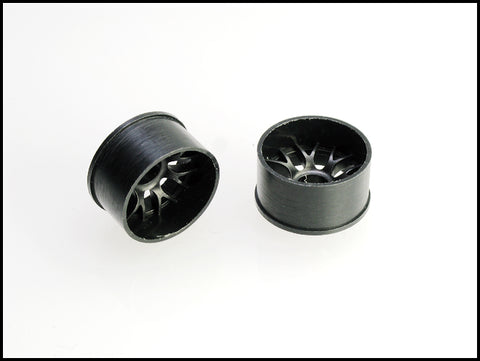 PN Racing Mini-Z 2WD Machine Cut BBS Black Wheel (Narrow/ Wide, Offset 0-3)