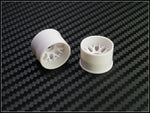 PN Racing Mini-Z 2WD Machine Cut BBS White Wheel (Narrow/ Wide, Offset 0-14)
