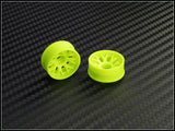 PN Racing Mini-Z 2WD Machine Cut BBS Yellow Wheel (Narrow/ Wide, Offset 0-14)