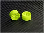 PN Racing Mini-Z 2WD Machine Cut BBS Yellow Wheel (Narrow/ Wide, Offset 0-14)