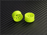 PN Racing Mini-Z 2WD Machine Cut BBS Yellow Wheel (Narrow/ Wide, Offset 0-14)