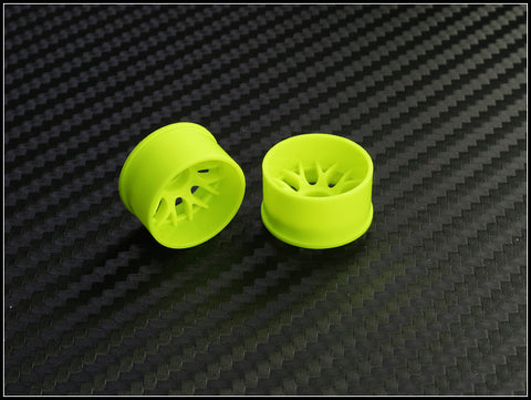 PN Racing Mini-Z 2WD Machine Cut BBS Yellow Wheel (Narrow/ Wide, Offset 0-14)