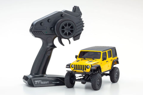 KYOSHO Crawling car MINI-Z 4×4 Series Ready Set Jeep Wrangler Unlimited Rubicon Yellow 32521Y