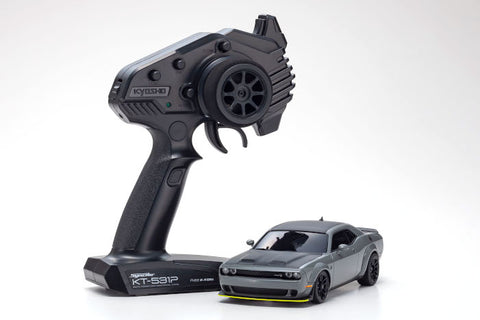 KYOSHO MINI-Z AWD Challenger Gray SRT Hellcat Redeye 32621G