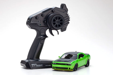 KYOSHO MINI-Z AWD Challenger Green SRT Hellcat Redeye 32621MG