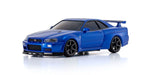 MINI-Z AWD NISSAN SKYLINE GT-R R34 V.specⅡNür Metallic Blue 32629MB