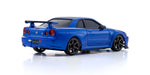 MINI-Z AWD NISSAN SKYLINE GT-R R34 V.specⅡNür Metallic Blue 32629MB
