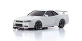 MINI-Z AWD NISSAN SKYLINE GT-R R34 V.specⅡNür White 32629W
