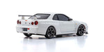 MINI-Z AWD NISSAN SKYLINE GT-R R34 V.specⅡNür White 32629W