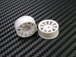 PN Racing Mini-Z 4WD Machine Cut 10 Spoke White Wheel (Narrow/ Wide, Offset 0-3)