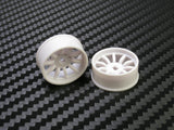 PN Racing Mini-Z 4WD Machine Cut 10 Spoke White Wheel (Narrow/ Wide, Offset 0-3)