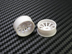 PN Racing Mini-Z 4WD Machine Cut 10 Spoke White Wheel (Narrow/ Wide, Offset 0-3)