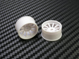 PN Racing Mini-Z 4WD Machine Cut 10 Spoke White Wheel (Narrow/ Wide, Offset 0-3)