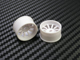 PN Racing Mini-Z 4WD Machine Cut 10 Spoke White Wheel (Narrow/ Wide, Offset 0-3)