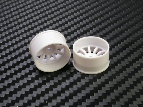 PN Racing Mini-Z 4WD Machine Cut 10 Spoke White Wheel (Narrow/ Wide, Offset 0-3)