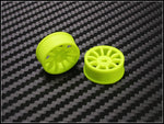 PN Racing Mini-Z 4WD Machine Cut 10 Spoke Yellow Wheel (Narrow/ Wide, Offset 0-3)