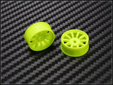 PN Racing Mini-Z 4WD Machine Cut 10 Spoke Yellow Wheel (Narrow/ Wide, Offset 0-3)