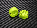 PN Racing Mini-Z 4WD Machine Cut 10 Spoke Yellow Wheel (Narrow/ Wide, Offset 0-3)