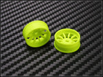 PN Racing Mini-Z 4WD Machine Cut 10 Spoke Yellow Wheel (Narrow/ Wide, Offset 0-3)