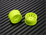 PN Racing Mini-Z 4WD Machine Cut 10 Spoke Yellow Wheel (Narrow/ Wide, Offset 0-3)
