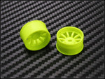 PN Racing Mini-Z 4WD Machine Cut 10 Spoke Yellow Wheel (Narrow/ Wide, Offset 0-3)